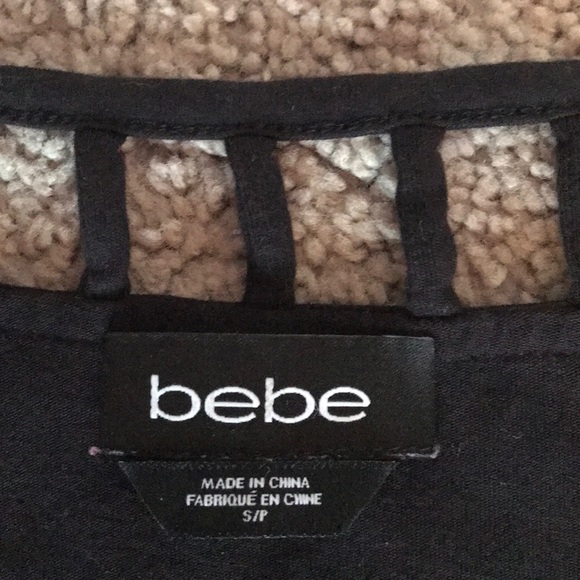 Crystal Bebe top with sexy, caging neckline - Picture 2 of 4